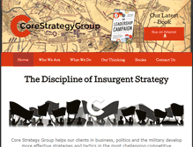 Tablet Screenshot of corestrategygroup.com
